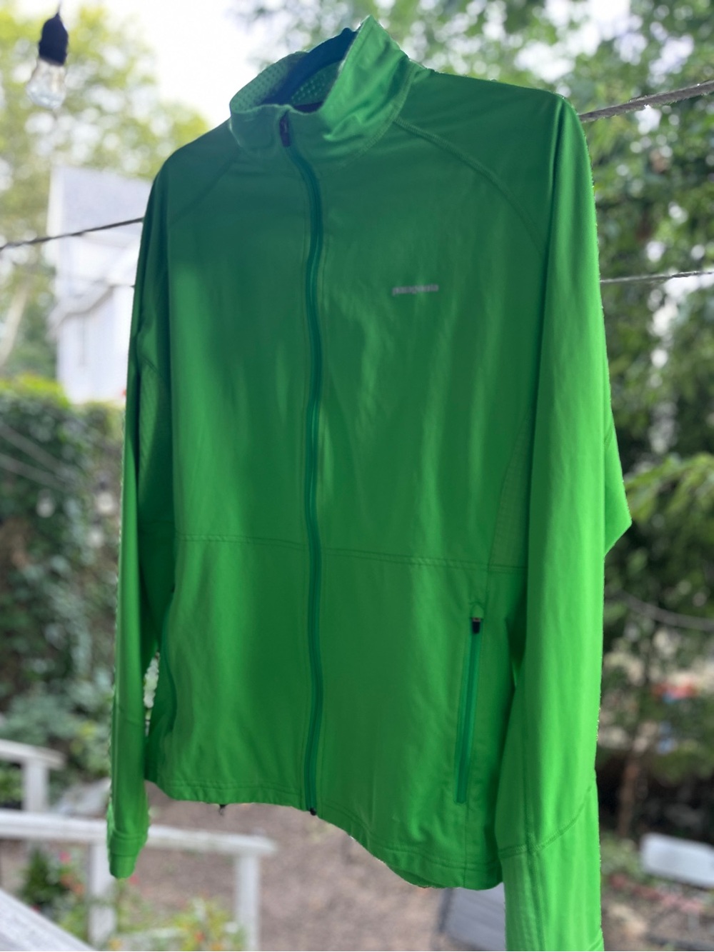 Patagonia Bright Green Men's Zip Jacket